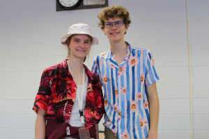  Students dressed as tourists